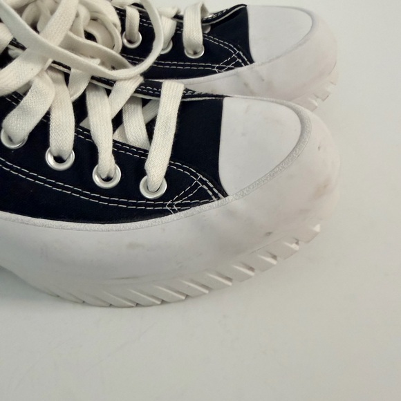 Converse Chuck Taylor All Star Lugged 2.0 Black Sneakers Women Size 8.5 Men 6.5 - Picture 4 of 9